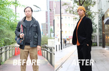 画像をギャラリービューアに読み込む, コーデビフォーアフター例